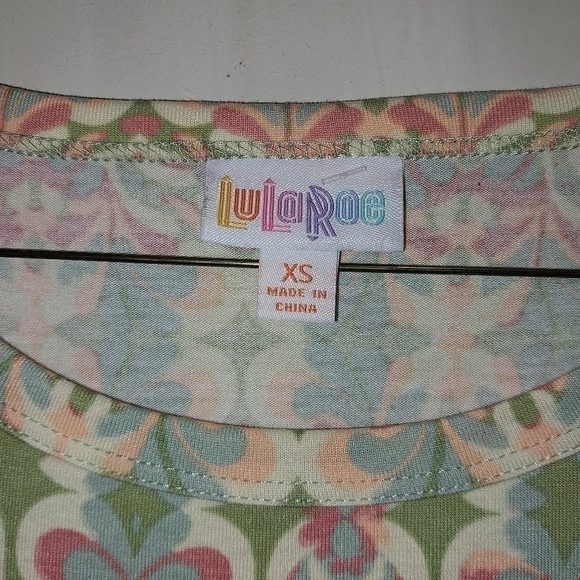 LuLaRoe Floral Julia Dress XS stretch. NWT Unicorn Tribal Design. - Picture 5 of 5